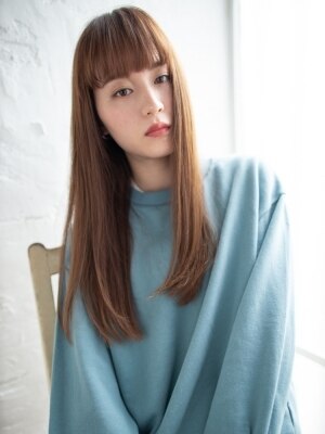 重ためストレートスタイル